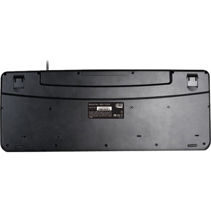 Adesso AKB-132 - Spill-Resistant Multimedia Desktop Keyboard (PS/2)