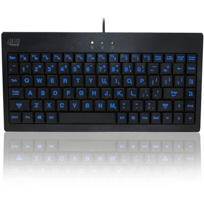 Adesso 3-Color Illuminated Mini Keyboard