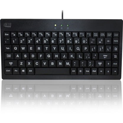 Adesso 3-Color Illuminated Mini Keyboard