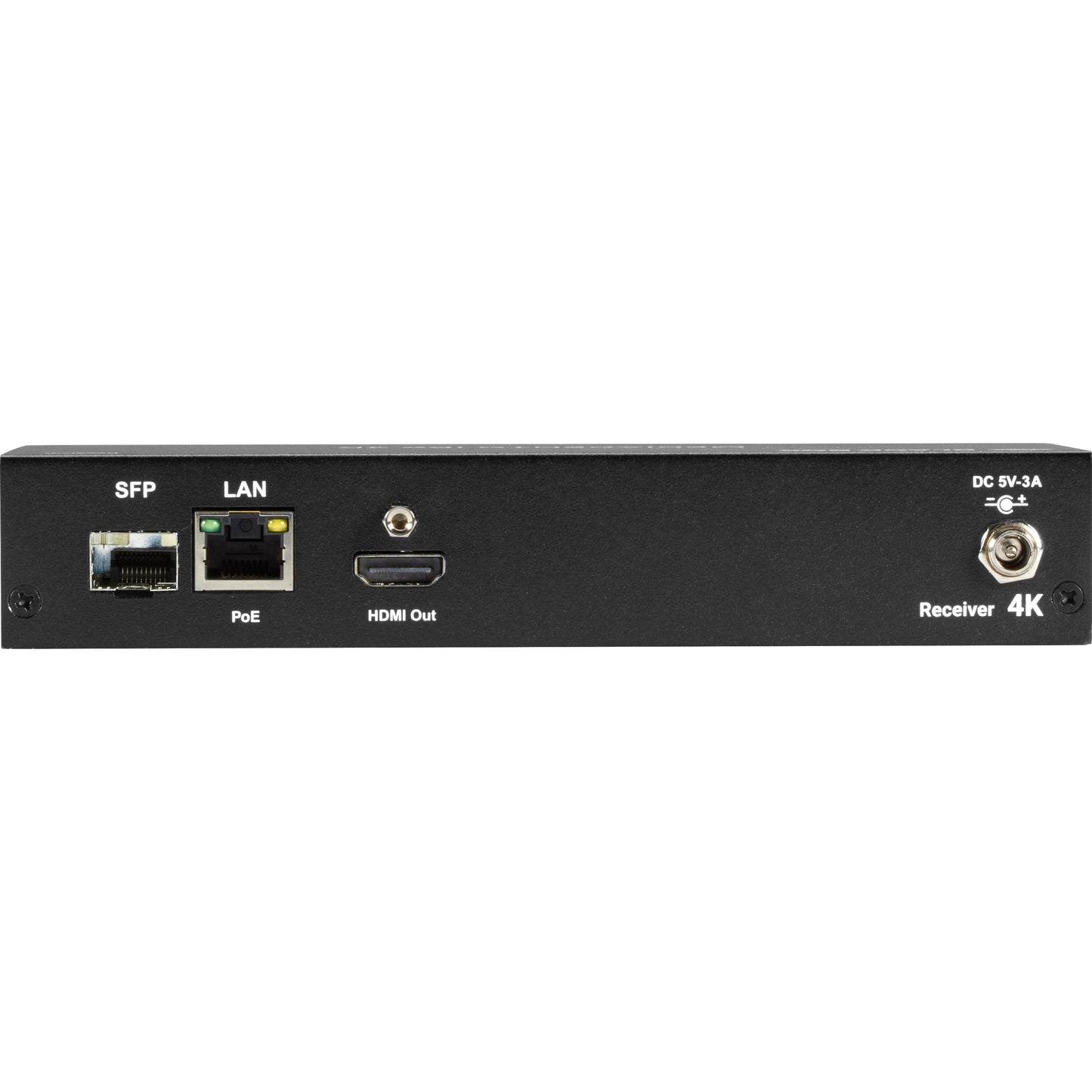 Black Box MediaCento IPX 4K Receiver - HDMI, USB, Serial, IR, Audio