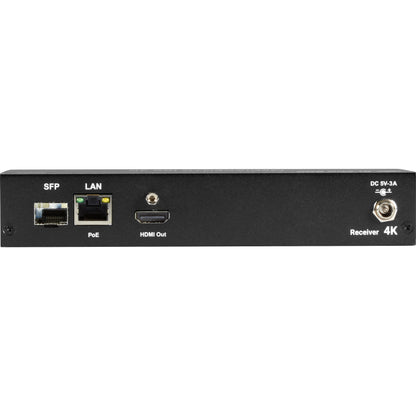 Black Box MediaCento IPX 4K Receiver - HDMI, USB, Serial, IR, Audio