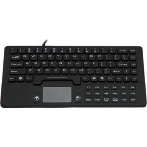 DSI WATERPROOF IP68 SILICONE MINI SIZE WIRED KEYBOARD WITH TOUCHPAD