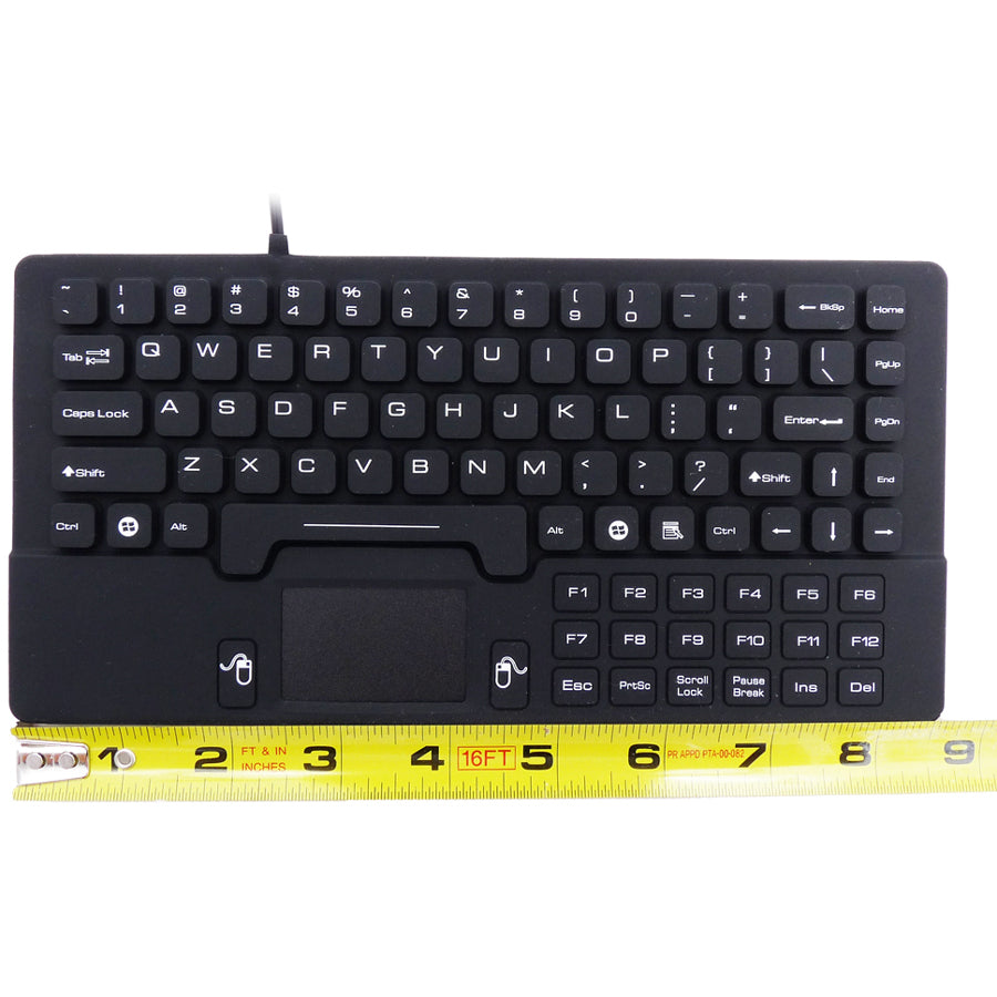DSI WATERPROOF IP68 SILICONE MINI SIZE WIRED KEYBOARD WITH TOUCHPAD