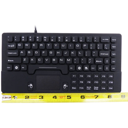 DSI WATERPROOF IP68 SILICONE MINI SIZE WIRED KEYBOARD WITH TOUCHPAD