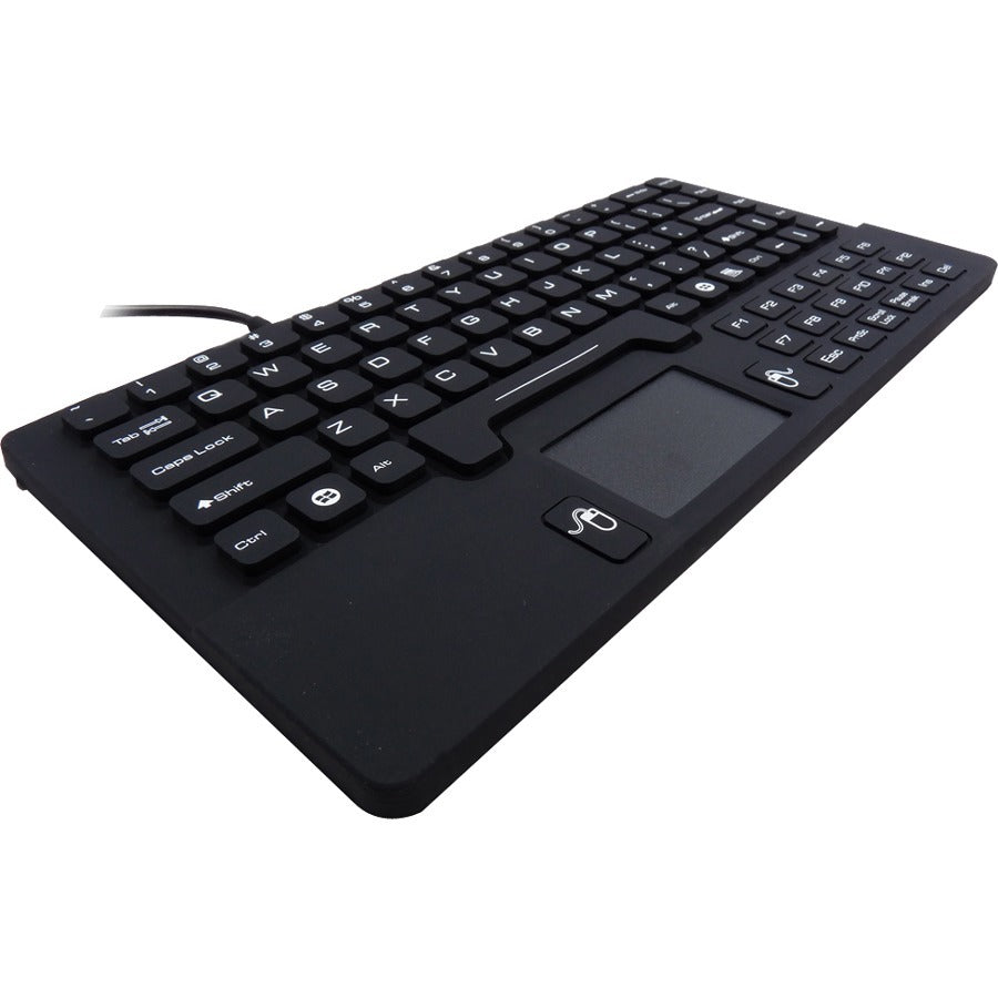 DSI WATERPROOF IP68 SILICONE MINI SIZE WIRED KEYBOARD WITH TOUCHPAD