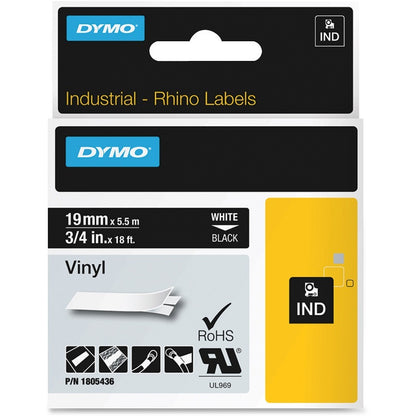 Dymo Colored 3/4" Vinyl Label Tape