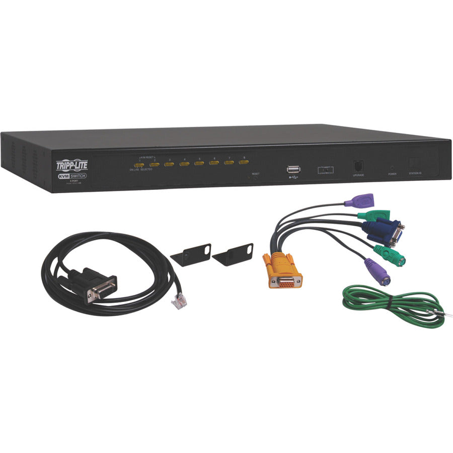Tripp Lite 8-Port Rackmount KVM/USB Switch w/ On-Screen Display Steel –  Natix