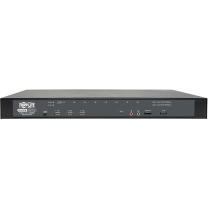 Tripp Lite Cat5 KVM Switch Over IP 8-Port w/ Virtual Media 2 Users 1URM TAA