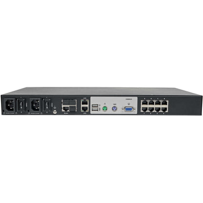 Tripp Lite Cat5 KVM Switch Over IP 8-Port w/ Virtual Media 2 Users 1URM TAA