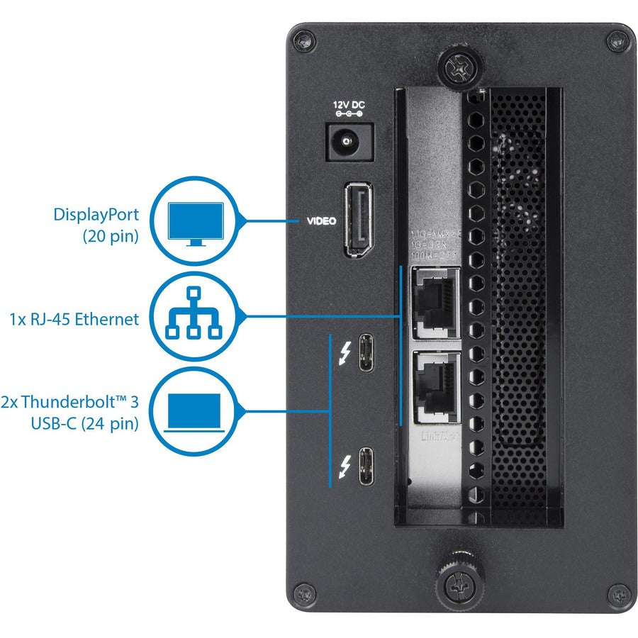StarTech.com Thunderbolt 3 to 2-port 10GbE NIC Chassis - External