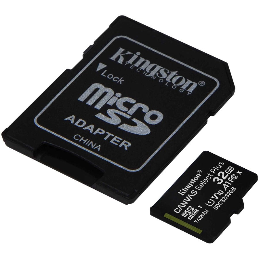 Kingston Canvas Select Plus 32 GB Class 10/UHS-I (U1) microSDHC - 1 Pack