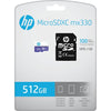 HP mx330 512 GB Class 10/UHS-I (U3) microSDXC