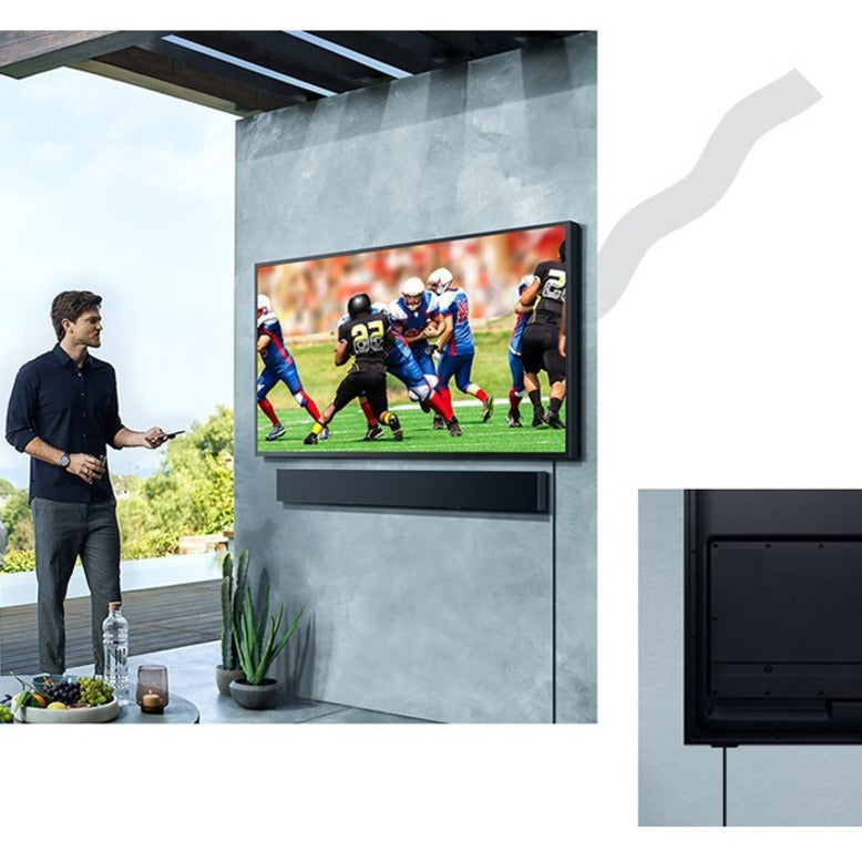 Samsung The Terrace LST7T QN65LST7TAF 64.5" Smart LED-LCD TV - 4K UHDTV - Titan Black