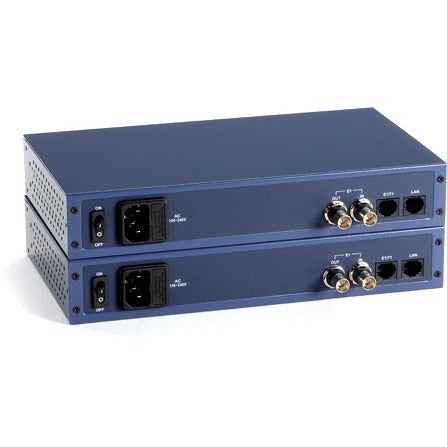Black Box LR0300 Series Managed T1/E1 Fast Ethernet Extender Kit - 1km, 2-Mbps