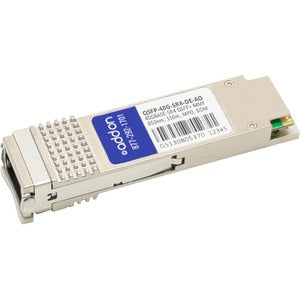 AddOn Dell QSFP-40G-SR4 Compatible TAA Compliant 40GBase-SR4 QSFP+ Transceiver (MMF, 850nm, 150m, MPO, DOM)