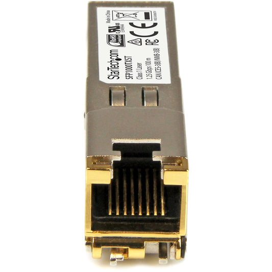 StarTech.com MSA Uncoded SFP Module - 1000BASE-TX - 1GE Gigabit Ethernet SFP SFP to RJ45 Cat6/Cat5e Transceiver Module - 100m