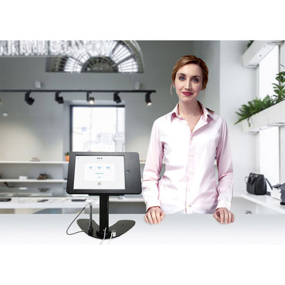 CTA Digital Desk Mount for iPad, iPad Air, iPad Pro, Card Reader