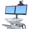 Ergotron Mounting Shelf for Wall Mounting System, Video Conferencing Camera, Webcam, Display Cart - Silver