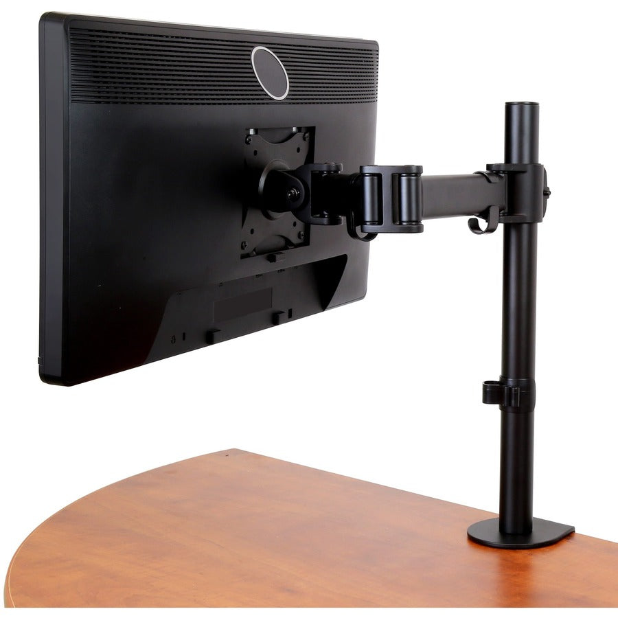 StarTech.com Desk Mount Monitor Arm 8kg VESA Displays - Articulating Single Monitor Pole Mount - Height Adjustable Arm - Clamp/Grommet
