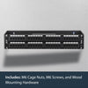 StarTech.com 2U 19in Hinged Wallmount Bracket for Patch Panels