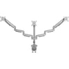 Tripp Lite Display Monitor TV Desk Mount Triple Display Flex Arm 17"-30"