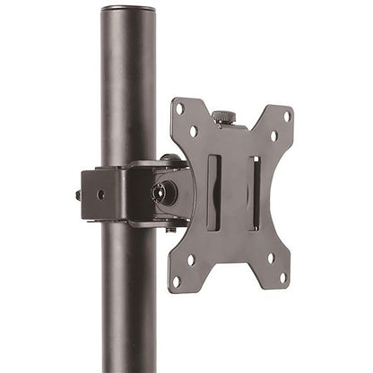 StarTech.com Single Monitor Desk Mount - Adjustable Single Monitor VESA Mount 8kg Display - Ergonomic Pole Mount Arm - C-Clamp/Grommet