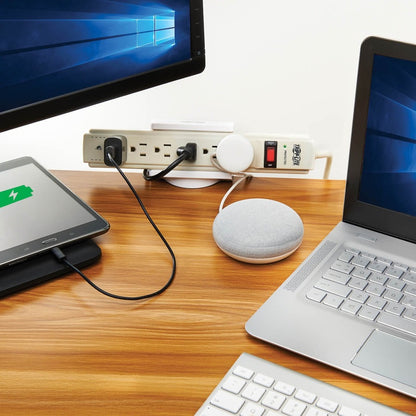 Tripp Lite CLAMPUSW Clamp Mount for Power Strip, Surge Protector - White