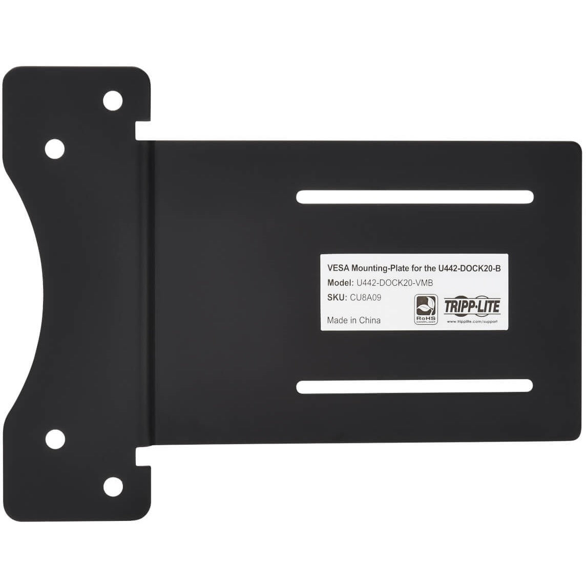 Tripp Lite Mounting Plate for Docking Station, Monitor - Black
