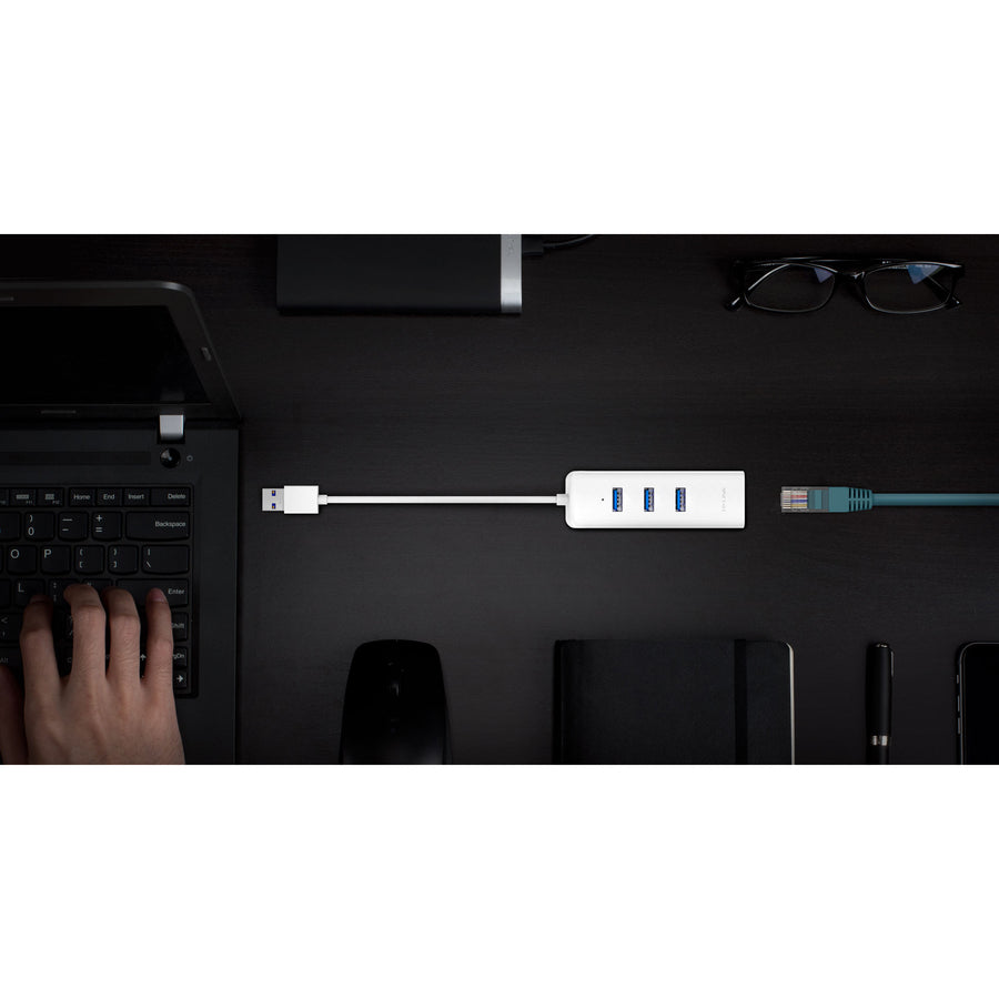 TP-Link USB 3.0 3-Port Hub & Gigabit Ethernet Adapter 2 in 1 USB Adapter