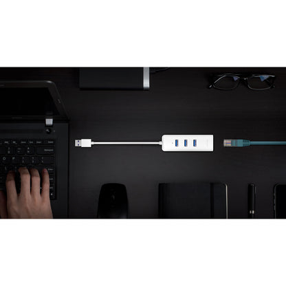 TP-Link USB 3.0 3-Port Hub & Gigabit Ethernet Adapter 2 in 1 USB Adapter