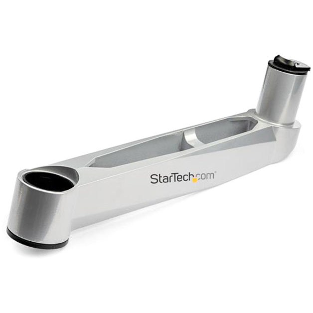 StarTech.com Desk Mount Quad Monitor Arm - 4 VESA Displays up to 27" -Premium Ergonomic Articulating Adjustable Pole Mount - Clamp/Grommet