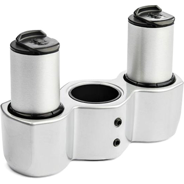 StarTech.com Desk Mount Quad Monitor Arm - 4 VESA Displays up to 27" -Premium Ergonomic Articulating Adjustable Pole Mount - Clamp/Grommet