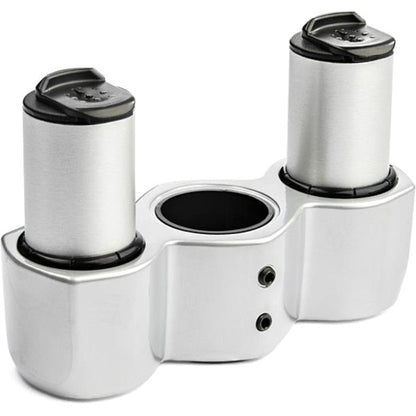 StarTech.com Desk Mount Quad Monitor Arm - 4 VESA Displays up to 27" -Premium Ergonomic Articulating Adjustable Pole Mount - Clamp/Grommet