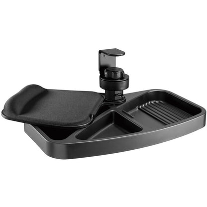 Tripp Lite Under-Desk Clamp Storage Tray w/ Built-In Mouse Pad & Wrist Rest