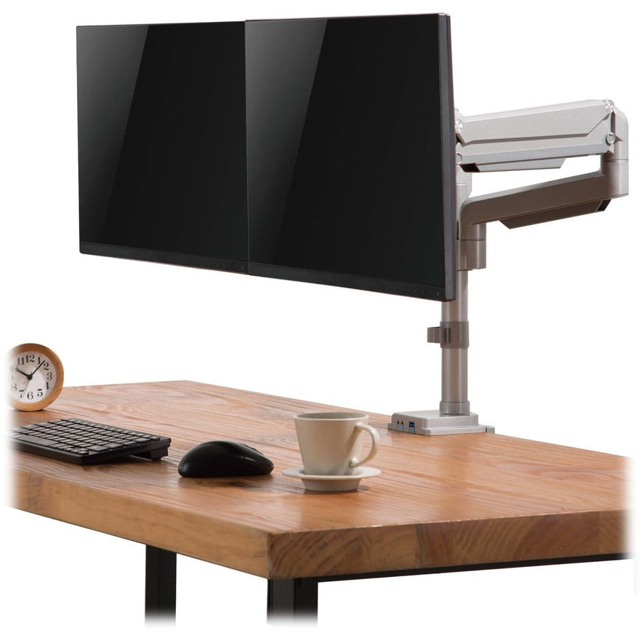 Tripp Lite Flex-Arm DDR1732DAL Desk Mount for Monitor, HDTV, Workstation, TV, Flat Panel Display - Silver
