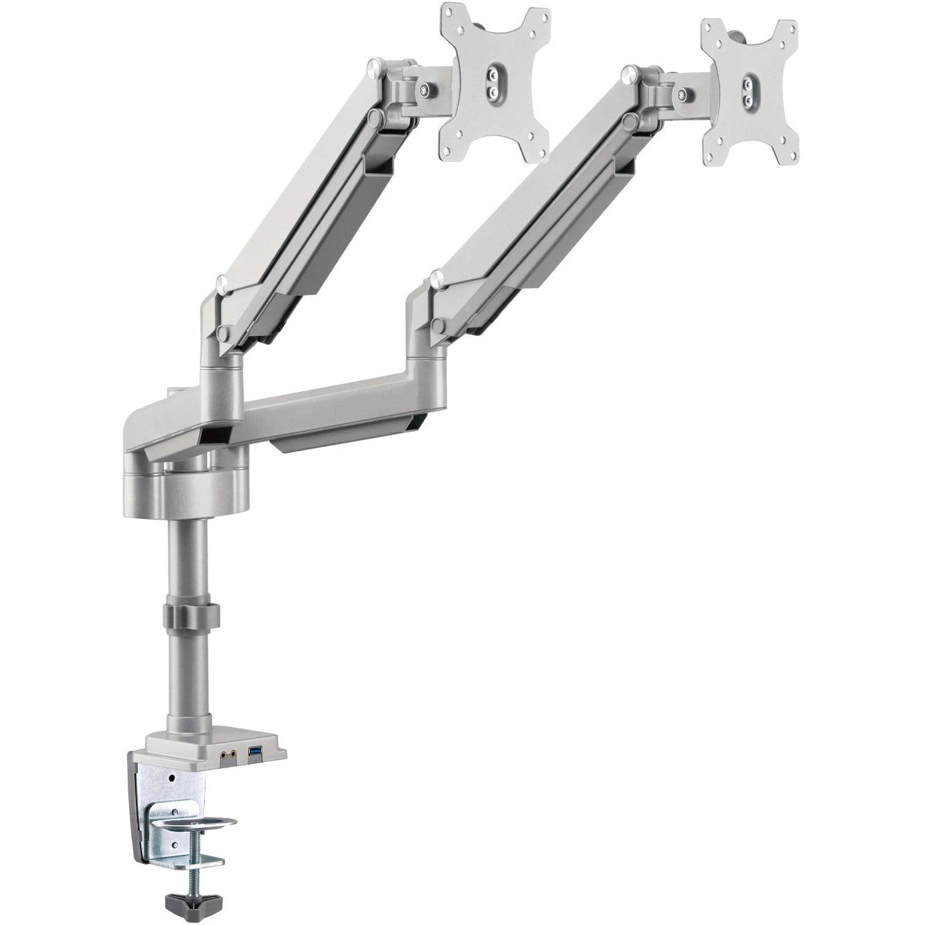 Tripp Lite Flex-Arm DDR1732DAL Desk Mount for Monitor, HDTV, Workstation, TV, Flat Panel Display - Silver