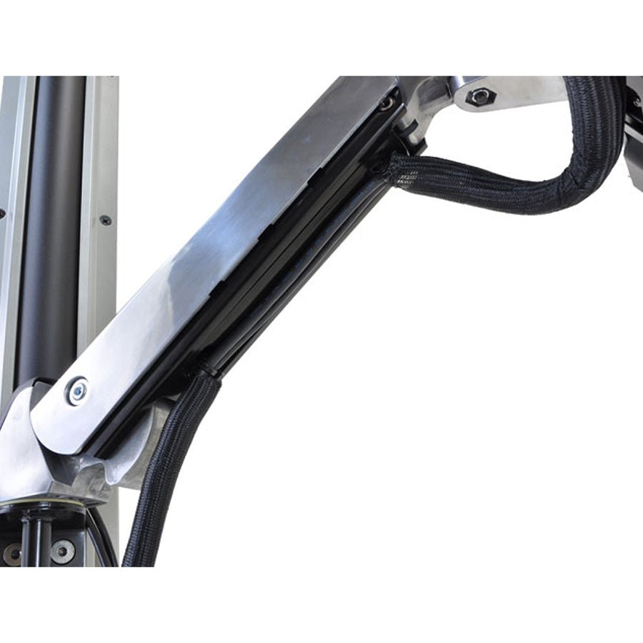 Ergotron StyleView 45-273-026 Multi Component Mount for Flat Panel Display, Keyboard, CPU - Polished Aluminum
