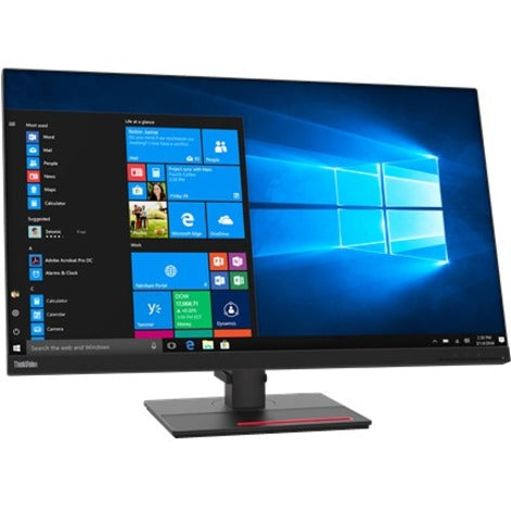 Lenovo ThinkVision T32p-20 31.5" 4K UHD LED LCD Monitor - 16:9 - Raven Black