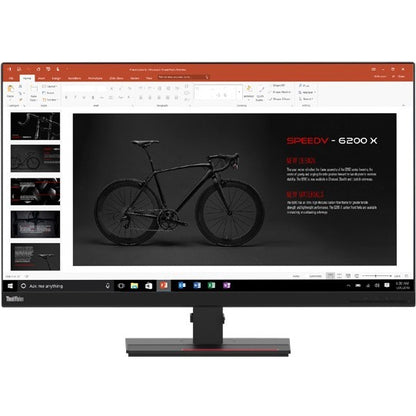 Lenovo ThinkVision T32p-20 31.5" 4K UHD LED LCD Monitor - 16:9 - Raven Black