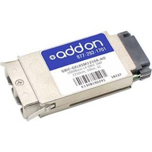 AddOn HP GBIC-GELXSM1310A Compatible TAA Compliant 1000Base-LX GBIC Transceiver (SMF, 1310nm, 10km, SC)