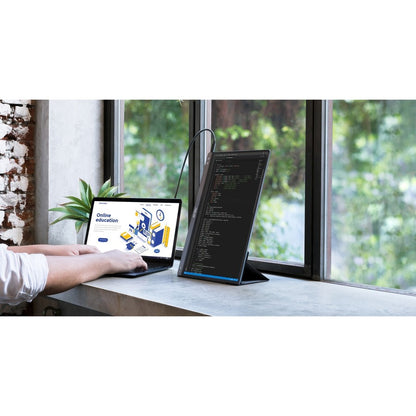 Asus ZenScreen MB14AC 14" Full HD WLED LCD Monitor - 16:9 - Dark Gray