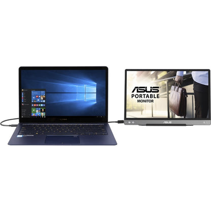 Asus ZenScreen MB14AC 14" Full HD WLED LCD Monitor - 16:9 - Dark Gray