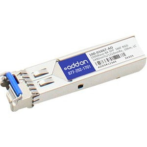 AddOn Calix 100-01667 Compatible TAA Compliant 1000Base-BX SFP Transceiver (SMF, 1550nmTx/1310nmRx, 10km, LC, Rugged)