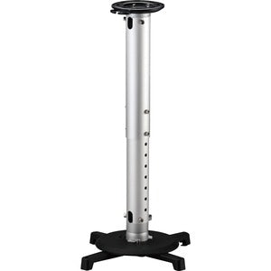 Amer Mounts Heavy Duty Extendable Universal Ceiling Projector Mount - Black/Silver