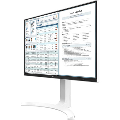 LG 27HJ712C-W 27" 4K UHD LED LCD Monitor - 16:9 - TAA Compliant