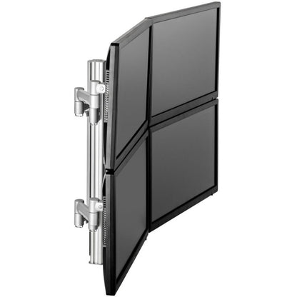 Atdec quad monitor arm desk mount - Flat and Curved up to 30in - VESA 75x75, 100x100