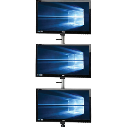 Tripp Lite Triple Flat-Panel Rail Wall Mount for TVs Monitor 10-15" Display