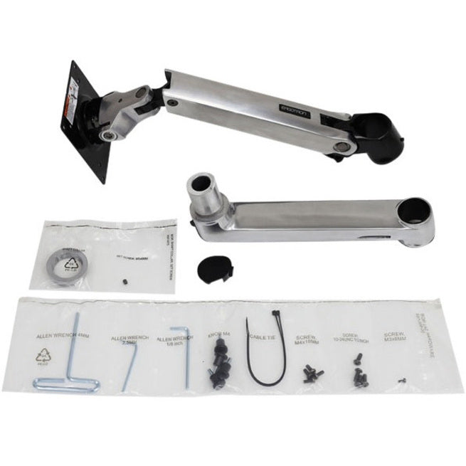 Ergotron Mounting Arm for Flat Panel Display, Notebook - Silver