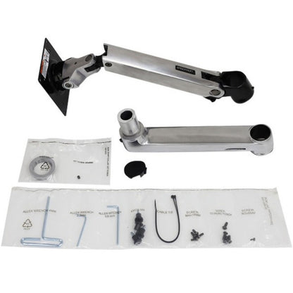 Ergotron Mounting Arm for Flat Panel Display, Notebook - Silver