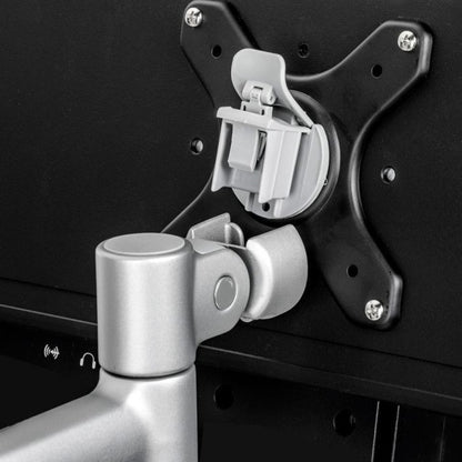 Atdec full motion monitor arm wall mount - Flat and Curved up to 32in - VESA 75x75, 100x100